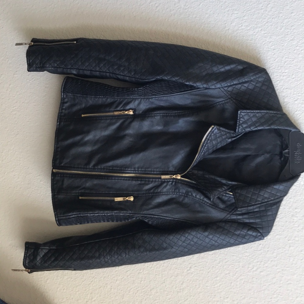 Black leather Jacket
